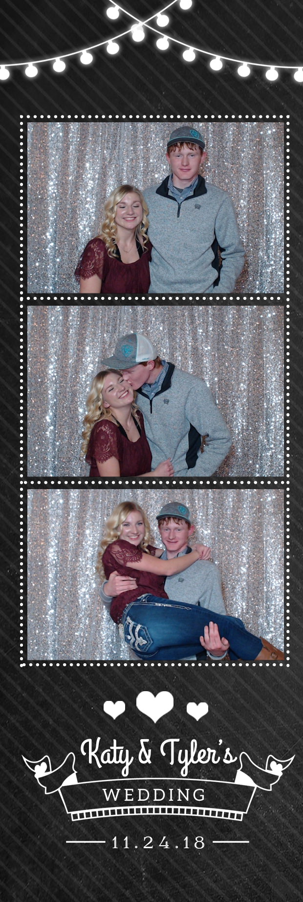 Katy and Tyler's wedding  | View more photos from the event at gallery.photoboothbillings.com/u/PhotoBoothBillings/Katy-and-Tylers-wedding